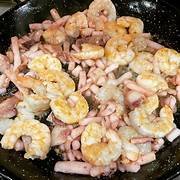 Salteando los mariscos